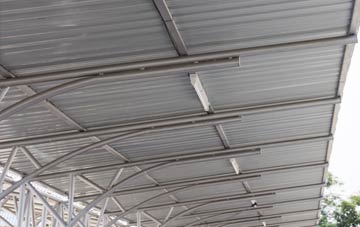 installing Haltoft End metal roofing